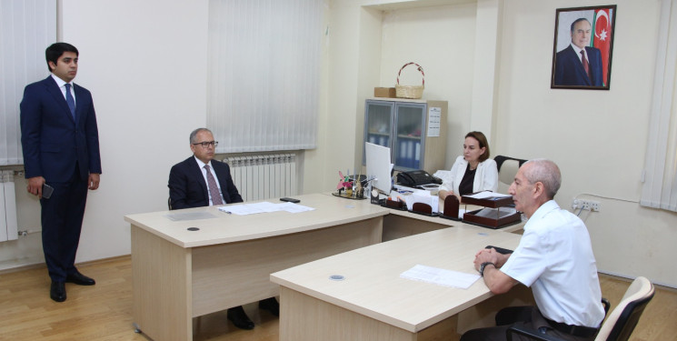 Səbail Rayon İcra Hakimiyyətində keçirilən vətəndaş qəbulları