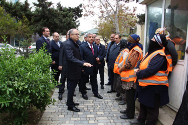 Rayon İcra Hakimiyyətinin başçısı “Veteranlar parkı"nda sakinlərin müraciətlərini dinləmiş və əraziyə baxış keçirmişdir