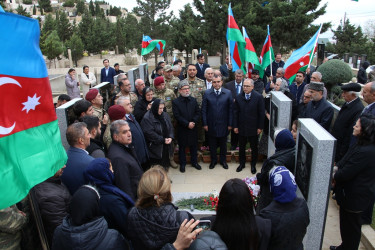 Səbail rayonunda 27 sentyabr – Anım Gününün beşinci ildönümü ilə əlaqədar şəhidlərin məzarları ziyarət olundu