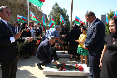 Səbail rayonunda Anım Günü ilə əlaqədar şəhidlərin məzarları ziyarət olundu