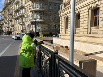 Səbail rayon ərazisində növbəti iməcilik işləri həyata keçirilmişdir