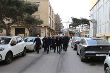 Rayon İcra Hakimiyyətinin başçısı Badamdar qəsəbəsində əraziyə baxış keçirib