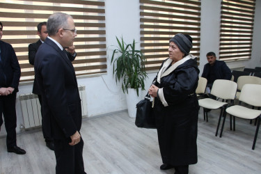 Rayon İcra Hakimiyyətinin başçısı sakinlərlə səyyar görüş keçirmişdir