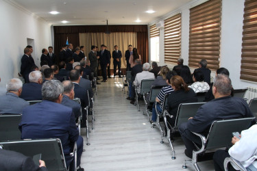 Rayon İcra Hakimiyyətinin başçısı sakinlərlə səyyar görüş keçirmişdir