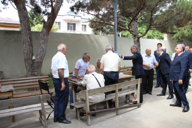 Badamdar qəsəbəsi Heydər Əliyev parkında sakinlərlə görüş keçirilmişdir