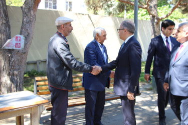 Badamdar qəsəbəsi Heydər Əliyev parkında sakinlərlə görüş keçirilmişdir