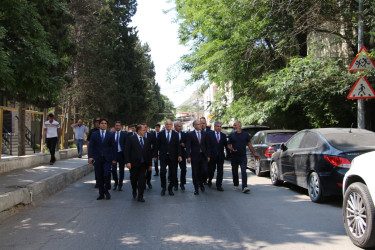 Rayon İcra Hakimiyyətinin başçısı 20-ci sahə yaşayış massivində sakinlərin müraciətlərini dinləmiş və əraziyə baxış keçirmişdir