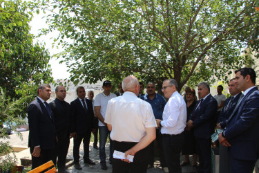 Rayon İcra Hakimiyyətinin başçısı 20-ci sahə yaşayış massivində sakinlərlə görüş keçirib