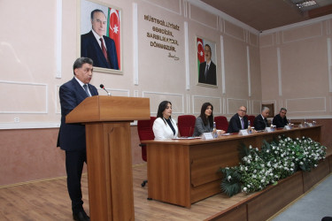 Səbail Rayon İcra Hakimiyyətində Ümummilli Lider Heydər Əliyevin anadan olmasının 103-cü ildönümü həsr olunmuş tədbir keçirilmişdir