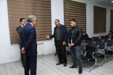 Rayon İcra Hakimiyyətinin başçısı sakinlərlə səyyar görüş keçirmişdir