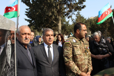 Nağıyev Əli Mehman oğlunun Vətən müharibəsində şəhid olmasının ildönümü qeyd olundu