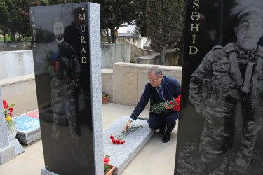 Vətən müharibəsi şəhidlərinin məzarları Ramazan bayramı ərəfəsində ziyarət olundu