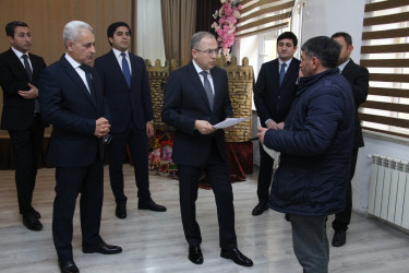 Rayon İcra Hakimiyyətinin başçısı sakinlərlə səyyar görüş keçirmişdir