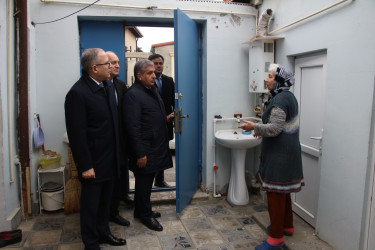 Rayon İcra Hakimiyyətinin başçısı tərəfindən vətəndaş müraciəti ilə əlaqədar məsələyə yerində baxış keçirilmişdir