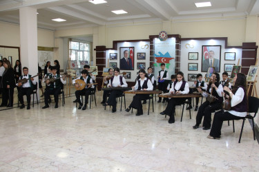 Səbail rayonunda “Heydər Əliyev və Milli Memarlıq Dəyərlərinin Qorunması və İnkişafı” mövzusunda panel müzakirə keçirilmişdir