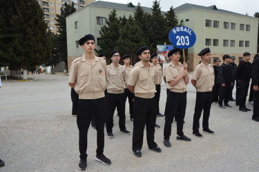 Şahin hərbi-idman oyununun Səbail rayon birinciliyi keçirilib