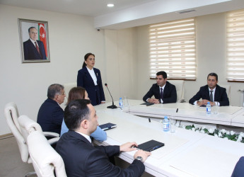 “Şəhərsalma və Memarlıq İli” çərçivəsində Səbail Rayon İcra Hakimiyyətində 18 Oktyabr – Müstəqilliyin Bərpası Gününə həsr olunmuş tədbir keçirilib