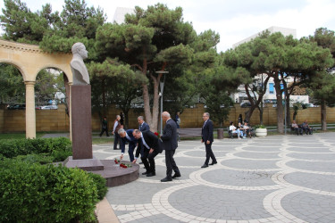 Badamdar qəsəbəsində müharibə veteranları ilə görüş