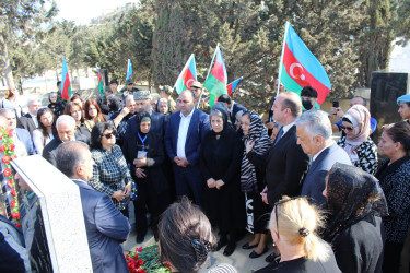 Şəhid Yusif Budaqovun doğum günü münasibətilə məzarı ziyarət olundu