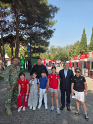 Şəhid ailələri və müharibə veteranları Formula 1 Azərbaycan Qran-Prisi yarışlarını fəxri qonaq qismində izləyirlər