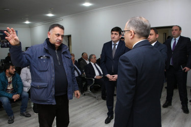 Rayon İcra Hakimiyyətinin başçısı sakinlərlə səyyar görüş keçirmişdir