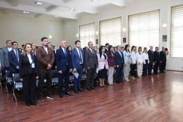 Səbail rayonunda “Heydər Əliyev və Milli Memarlıq Dəyərlərinin Qorunması və İnkişafı” mövzusunda panel müzakirə keçirilmişdir