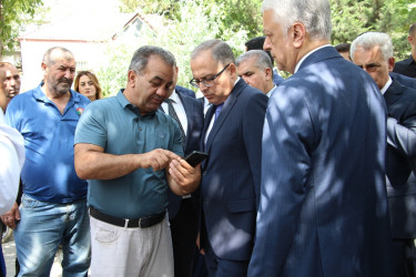 Rayon İcra Hakimiyyətinin başçısı 20-ci sahə yaşayış massivində sakinlərlə səyyar qəbul keçirmişdir