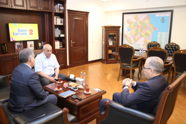 Rayon İcra Hakimiyyətinin başçısı "20 Yanvar" İctimai Birliyinin sədri ilə görüş keçirmişdir