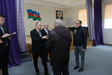 Rayon İcra Hakimiyyətinin başçısı Bayıl yaşayış massivində sakinlərlə növbəti səyyar görüş-qəbul keçirmişdir