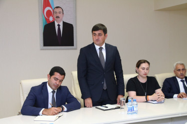 Rayon İcra Hakimiyyəti başçısının sədrliyi ilə müşavirə keçirilmişdir