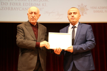 Səbaildə Ümummilli Lider Heydər Əliyevin anadan olmasının 102-ci ildönümünə həsr edilmiş tədbir keçirilib