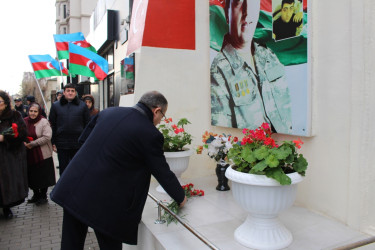 Vətən müharibəsi şəhidi Əli Nağıyevin doğum günü ilə əlaqədar ailə üzvləri ziyarət olunub