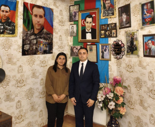 Səbaildə Vətən müharibəsi şəhidlərinin ailə üzvləri Qurban bayramı münasibətilə ziyarət olundu
