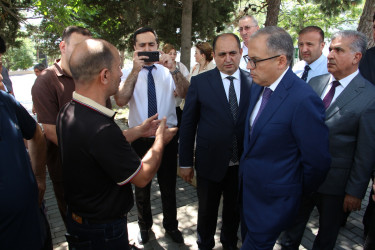 Rayon İcra Hakimiyyətinin başçısı 20-ci sahə yaşayış massivində sakinlərlə səyyar qəbul keçirmişdir