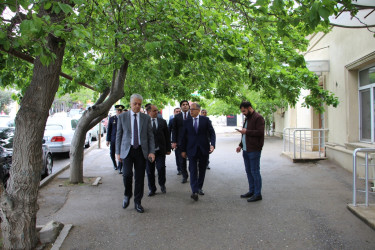 Rayon İcra Hakimiyyətinin başçısı 20-ci sahə yaşayış massivində əraziyə baxış keçirib