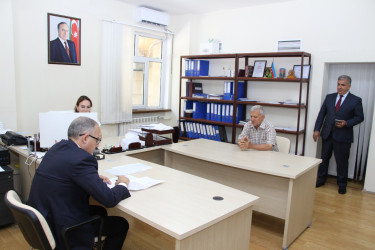 Səbail Rayon İcra Hakimiyyətində keçirilən vətəndaş qəbulları