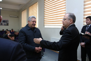 Rayon İcra Hakimiyyətinin başçısı Bayıl yaşayış massivində sakinlərlə növbəti səyyar görüş-qəbul keçirmişdir