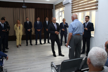 Rayon İcra Hakimiyyətinin başçısı sakinlərlə səyyar görüş keçirmişdir