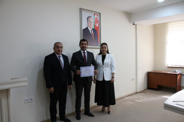 Səbail Rayon İcra Hakimiyyətində “Mülkiyyət hüququnun qorunması və Avropa Konvensiyası” mövzusunda təlim keçirilmişdir