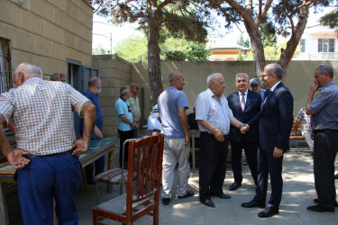 Badamdar qəsəbəsi Heydər Əliyev parkında sakinlərlə görüş keçirilmişdir