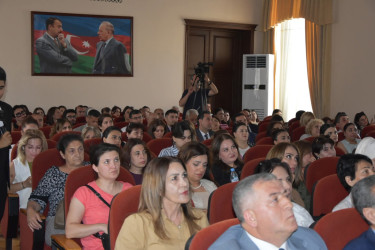“Şəhərsalma və Memarlıq İli” çərçivəsində “Tərəqqi yolunun başlanğıcı” adlı tədbir keçirilmişdir