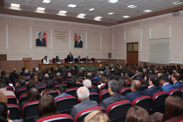 Səbail Rayon İcra Hakimiyyətində Ümummilli Lider Heydər Əliyevin anadan olmasının 103-cü ildönümü həsr olunmuş tədbir keçirilmişdir