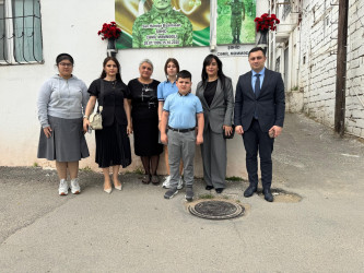 Səbail rayonunda şəhidlərin  ailə üzvləri ziyarət olunur