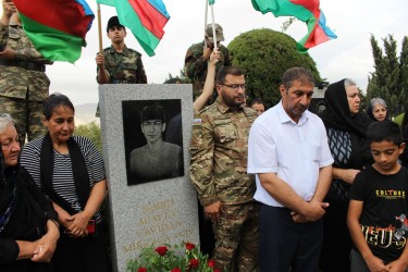 Cavidan Ağayevin şəhid olmasının ildönümü münasibətilə məzarı ziyarət olundu