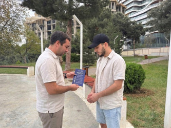 Səbail rayonunda sağlam həyat tərzi ilə bağlı maarifləndirmə aksiyası keçirilmişdir