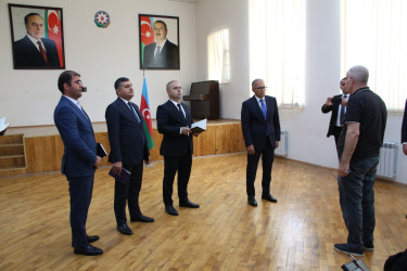Rayon İcra Hakimiyyətinin başçısı Badamdar qəsəbəsində sakinlərlə səyyar görüş keçirmişdir