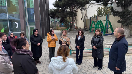 Səbail rayonunda “Gender əsaslı zorakılığa qarşı 16 günlük fəallıq” kampaniyası çərçivəsində maarifləndirmə işləri aparılır