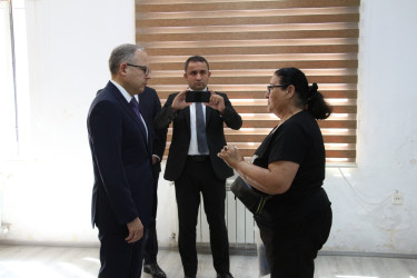 Rayon İcra Hakimiyyətinin başçısı sakinlərlə səyyar görüş keçirmişdir