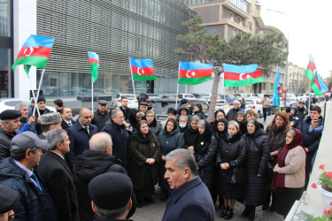 Vətən müharibəsi şəhidi Əli Nağıyevin doğum günü ilə əlaqədar ailə üzvləri ziyarət olunub