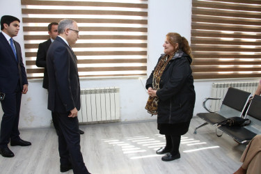 Rayon İcra Hakimiyyətinin başçısı sakinlərlə səyyar görüş keçirmişdir
